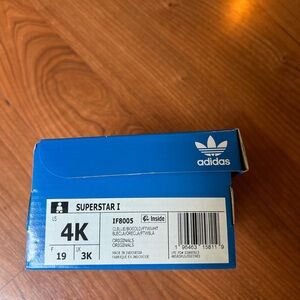 Adidas Superstar I in Blue Packaging